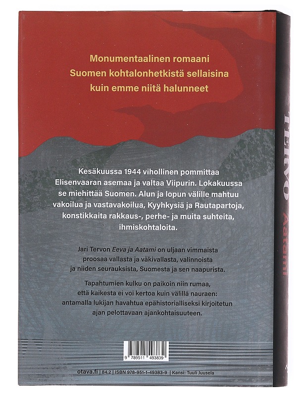Eeva ja Aatami : epähistoriallinen romaani - Jari Tervo - Kirja lahjaksi - 10105535511 - 1