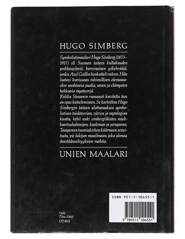 Hugo Simberg - unien maalari - Stewen, Riikka - Historiakirjat - 10105535573 - 1