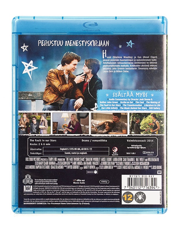 Tähtiin kirjoitettu virhe - Blu-ray - Blu-ray-levyt - 10105535578 - 1
