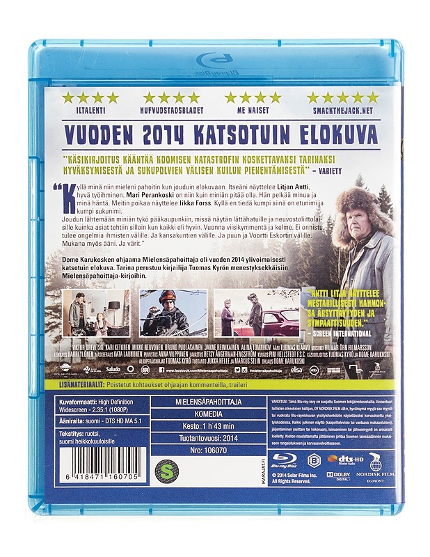 Mielensäpahoittaja - Blu-ray - Blu-ray-levyt - 10105535581 - 1