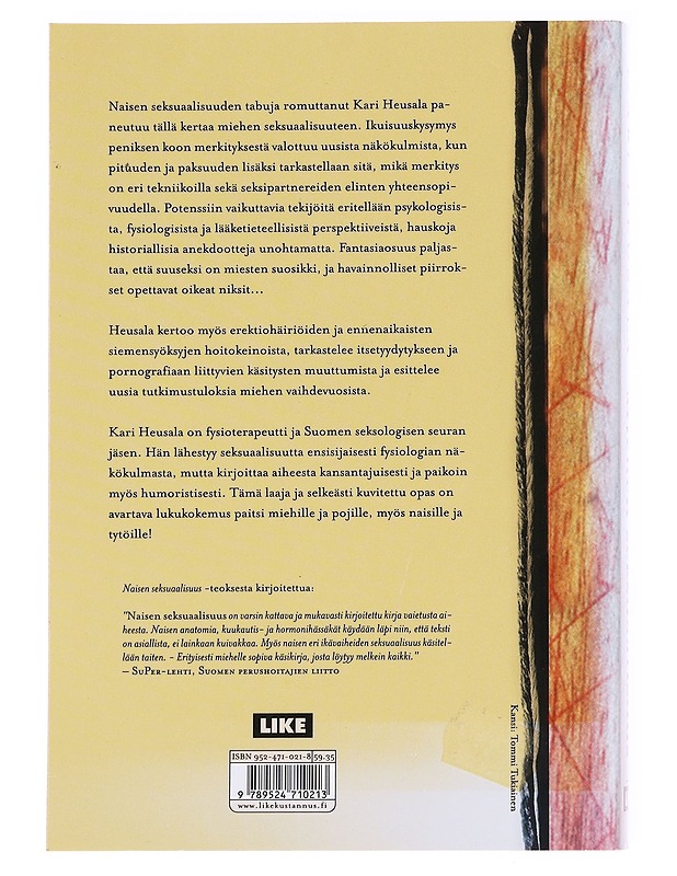 Miehen seksuaalisuus - Heusala, Kari - Tietokirjat ja oppaat - 10105535594 - 1