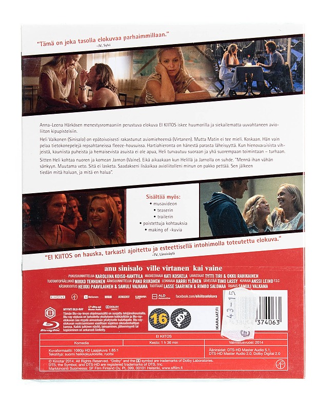 Ei kiitos - Blu-ray - Blu-ray-levyt - 10105535668 - 1