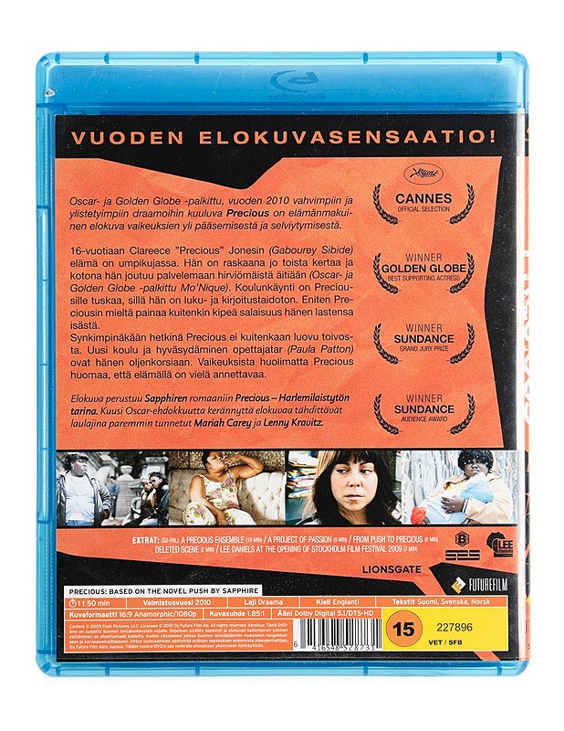 Precious - Blu-ray - Blu-ray-levyt - 10105535678 - 1