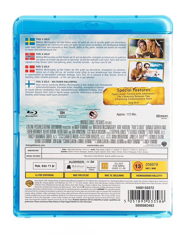 Fool's gold - Blu-ray - Blu-ray-levyt - 10105535711 - 1