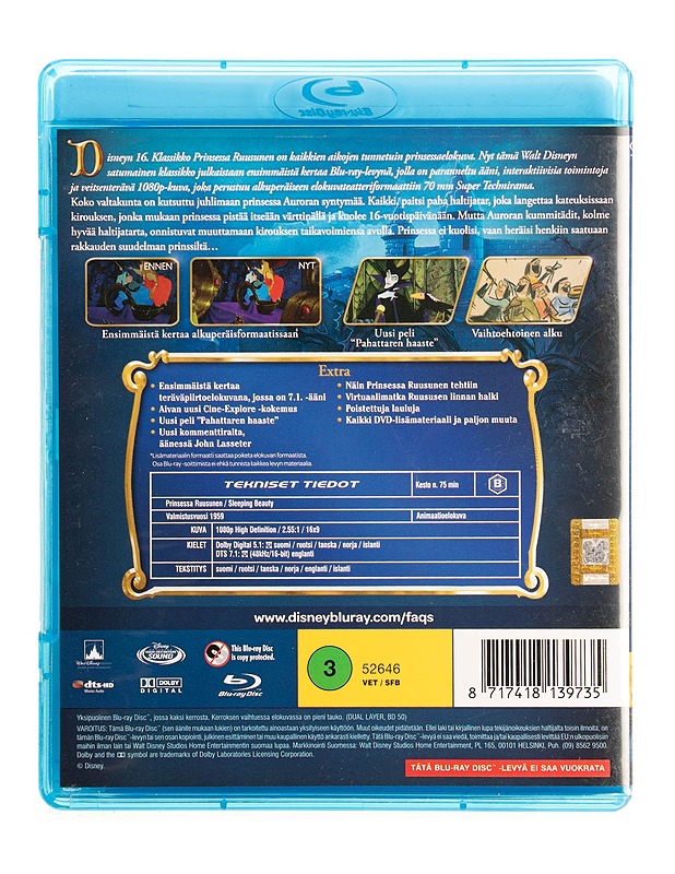 Prinsessa Ruusunen - Blu-Ray - Blu-ray-levyt - 10105535737 - 1