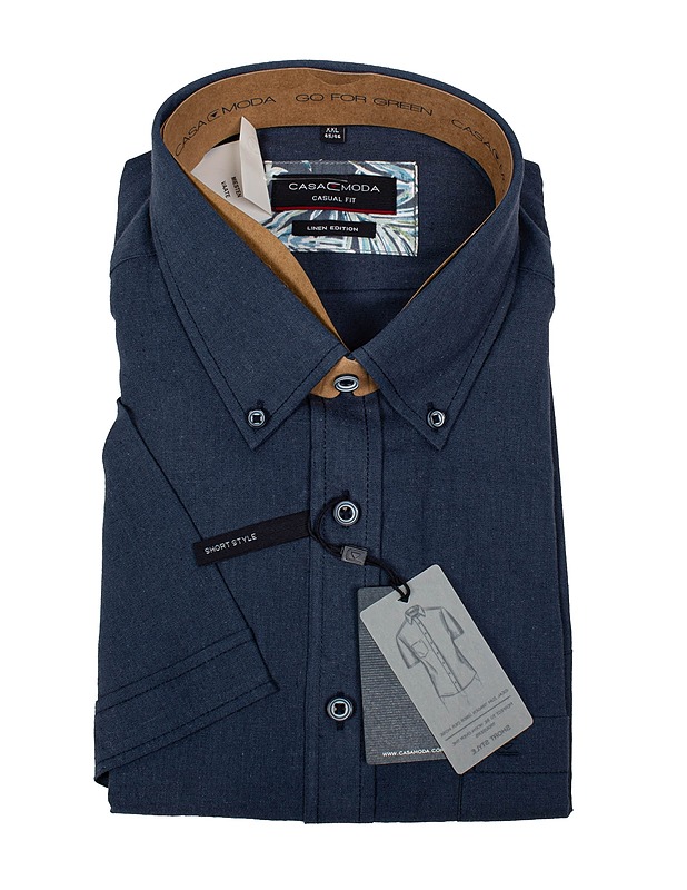 CASA MODA Casual fit lyhythihainen kauluspaita, XXL - Miesten paidat - 10105535763 - 0