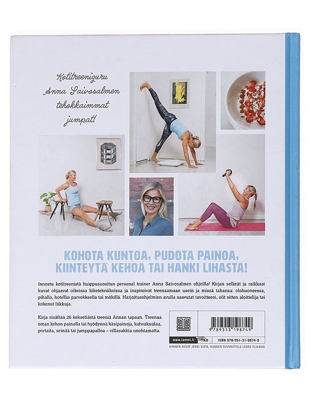 Treenaa kotona 10, 20 tai 30 minuuttia - Saivosalmi, Anna - Tietokirjat ja oppaat - 10105535798 - 1