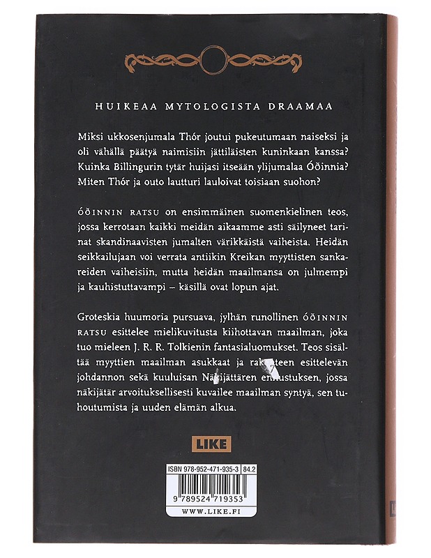 O?ðinnin ratsu : skandinaaviset jumaltarut - Sumari, Anni - Romaanit ja novellit - 10105535809 - 1