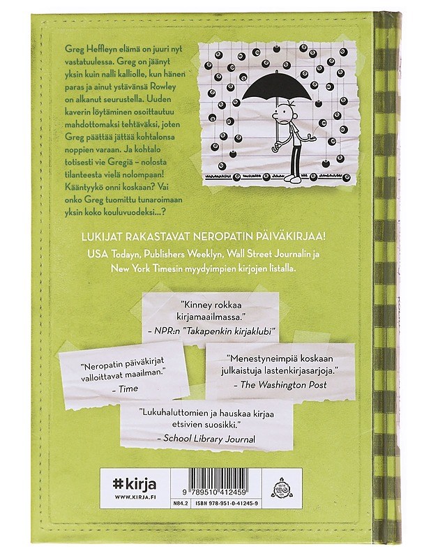 Neropatin päiväkirja 8 : Kohtalo kolhii - Kinney, Jeff - Romaanit ja novellit - 10105535852 - 1
