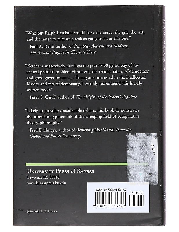 The Idea of Democracy in the Modern Era - Ketcham, Ralph - Historiakirjat - 10105535863 - 1