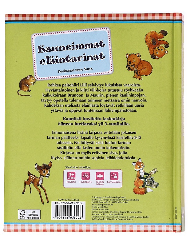 Kauneimmat eläintarinat - Ingrid Pabst - Lastenkirjat - 10105535896 - 1