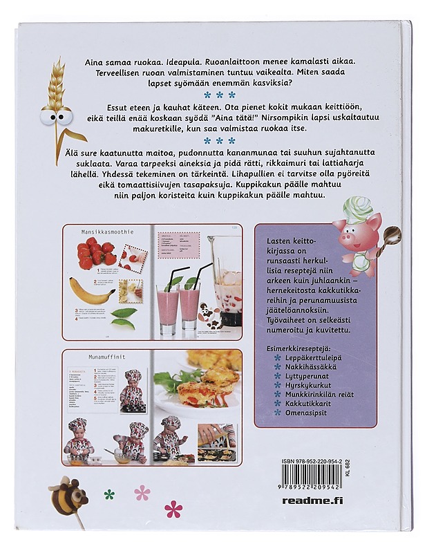 Nam! Lasten keittokirja - Luotonen, Katriina - Ruokakirjat - 10105535900 - 1
