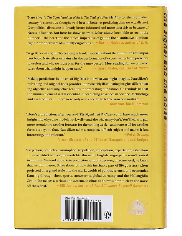 The signal and the noise : why so many predictions fail - but some don't - Nate Silver - Tietokirjat ja oppaat - 10105535923 - 1