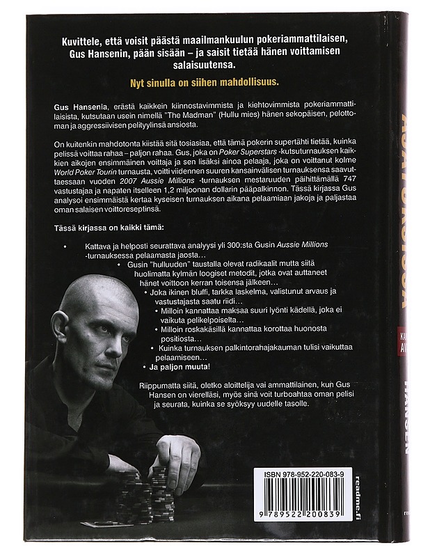 Pokeriammattilaisen ajatuksissa - Hansen, Gus - Tietokirjat ja oppaat - 10105535939 - 1