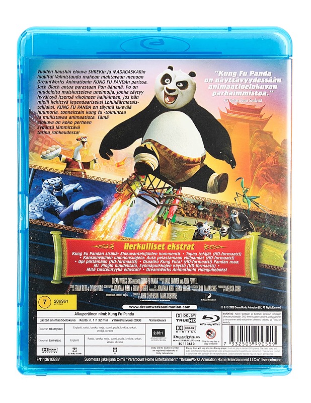Kung Fu Panda - Blu-Ray - Blu-ray-levyt - 10105535940 - 1