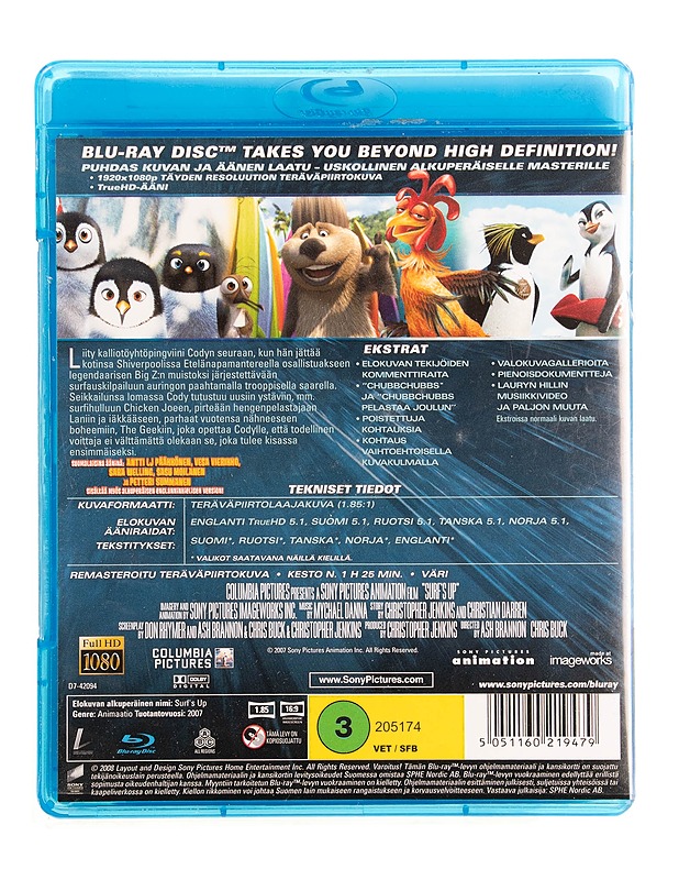 surf's up - Blu-Ray - Blu-ray-levyt - 10105535949 - 1
