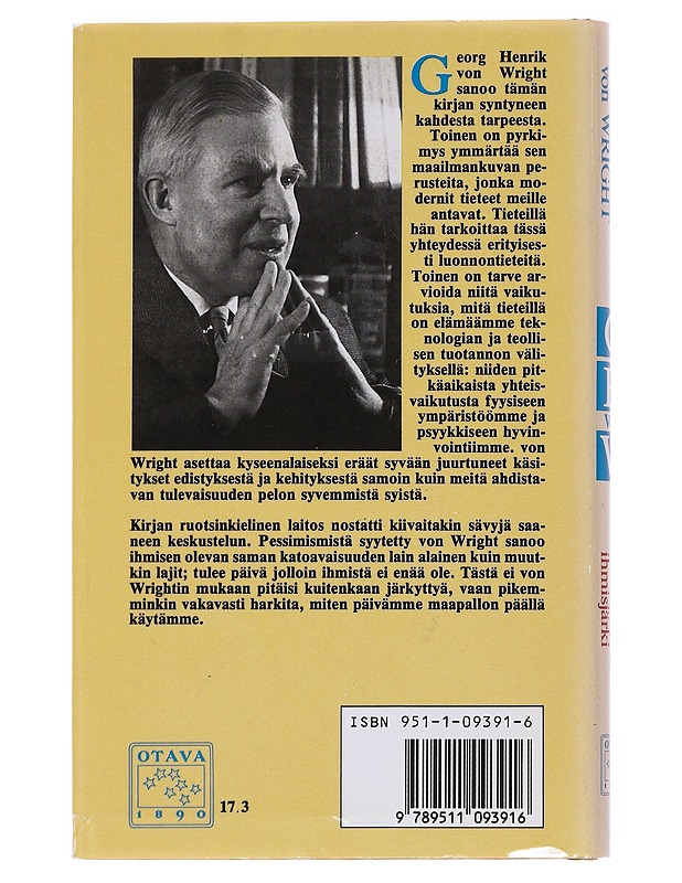 Tiede ja ihmisjärki : suunnistusyritys - Wright, Georg Henrik von - Historiakirjat - 10105535952 - 1