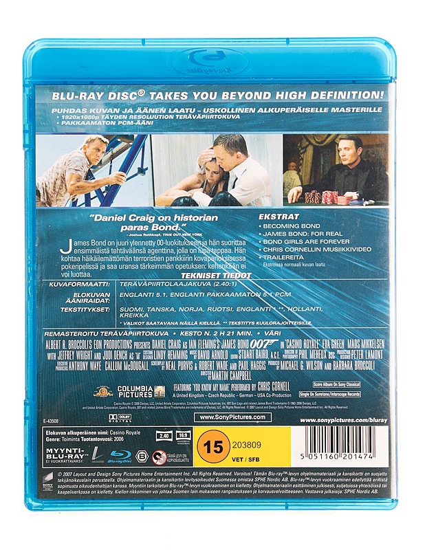 Casino Royale 007 - Blu-ray - Blu-ray-levyt - 10105535971 - 1