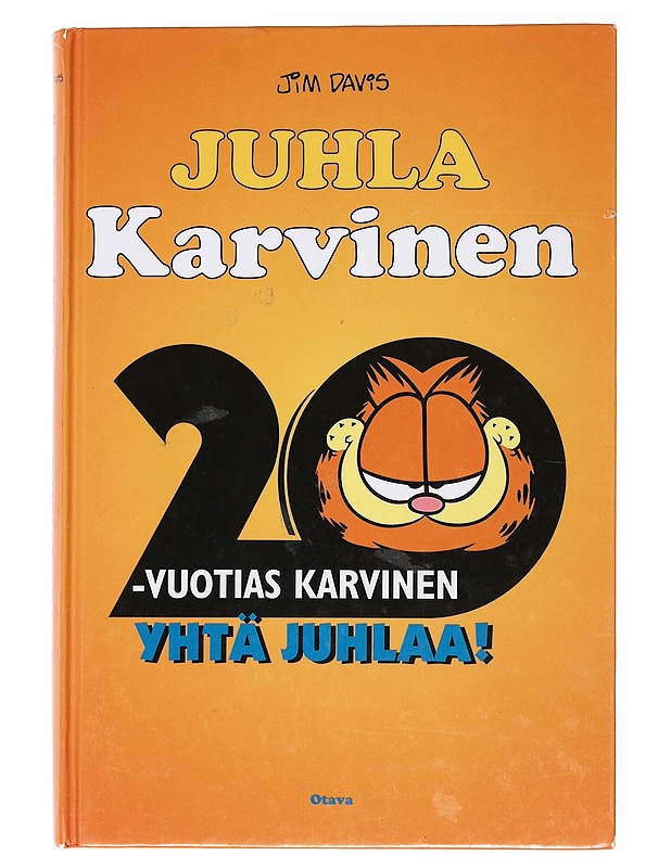 Juhla-Karvinen : 20-vuotias Karvinen yhtä juhlaa! - Davis, Jim - Sarjakuvat - 10105535982 - 0