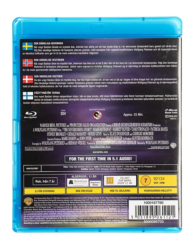 The Neverending Story - Blu-ray - Blu-ray-levyt - 10105535999 - 1