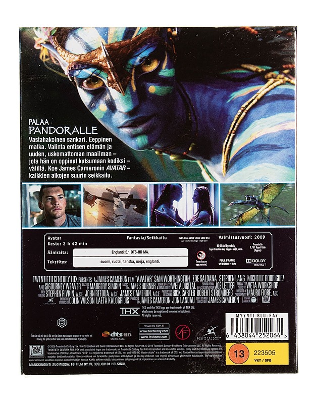Avatar - Blu-ray + DVD - Blu-ray-levyt - 10105536015 - 1
