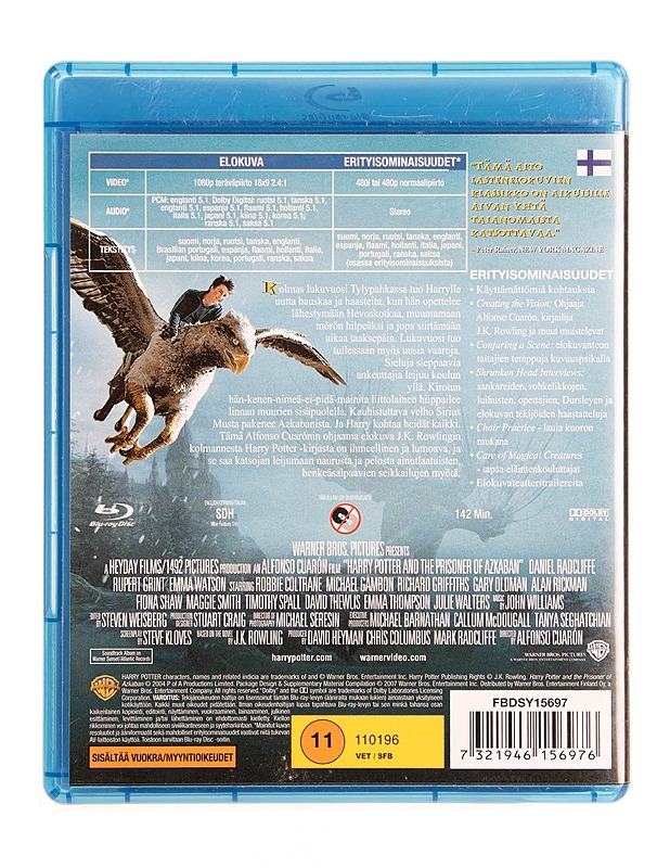 Harry Potter ja Azkabanin vanki - Blu-ray - Blu-ray-levyt - 10105536029 - 1