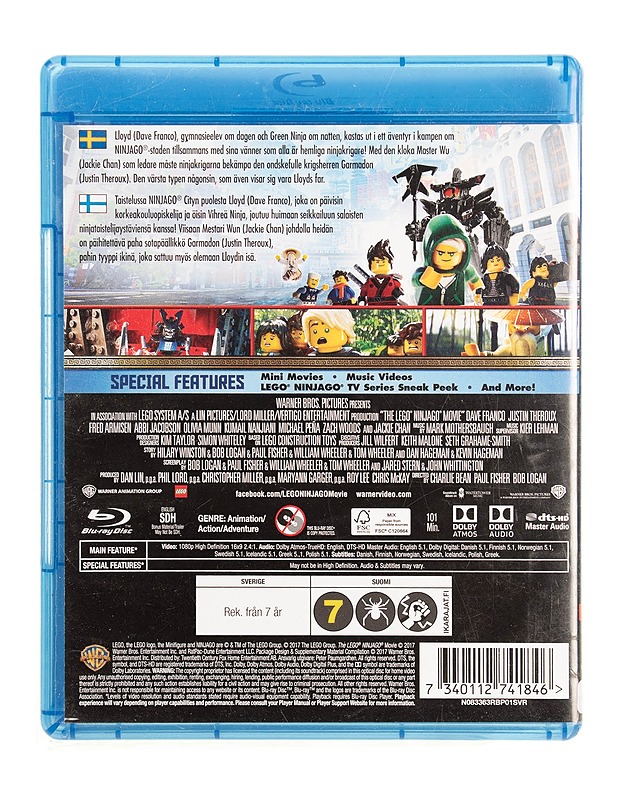 The Lego Ninjago Movie - Blu-ray - Blu-ray-levyt - 10105536035 - 1