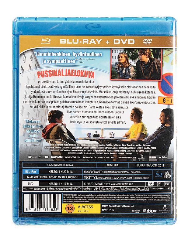 Pussikaljaelokuva - Blu-ray + DVD - Blu-ray-levyt - 10105536043 - 1