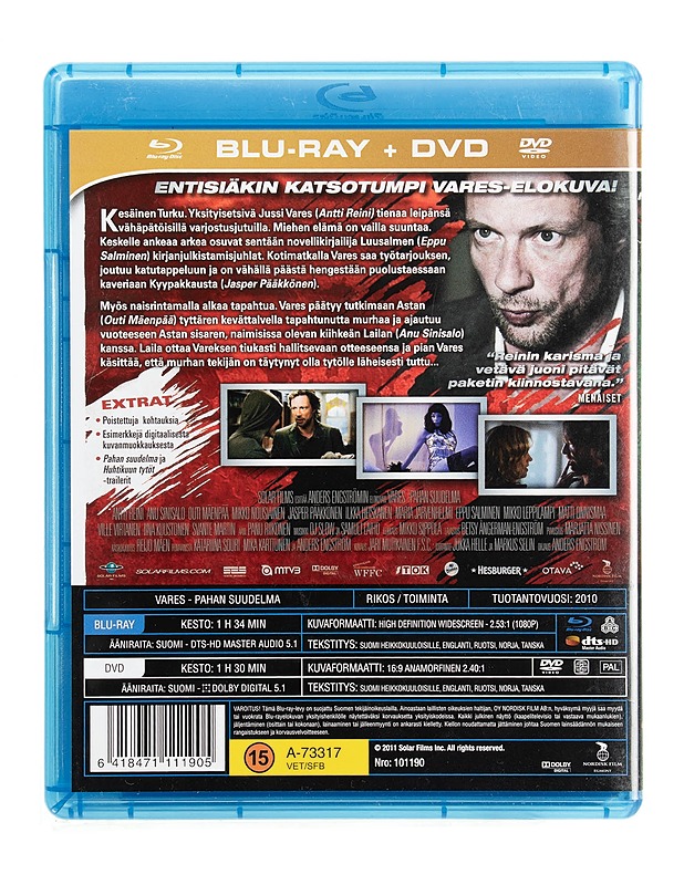 Vares - Pahan suudelma - Blu-ray - Blu-ray-levyt - 10105536045 - 1