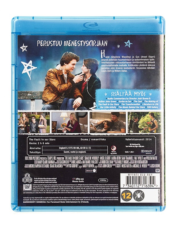 Tähtiin kirjoitettu virhe - Blu-ray - Blu-ray-levyt - 10105536048 - 1