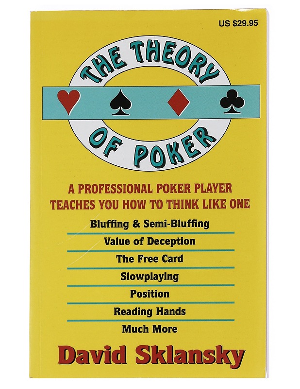 The theory of Poker - David Sklansky - Tietokirjat ja oppaat - 10105536066 - 0