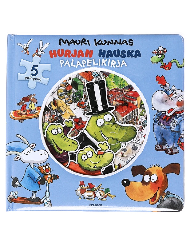 Hurjan hauska palapelikirja - Kunnas, Mauri - Lasten palapelit - 10105536081 - 0