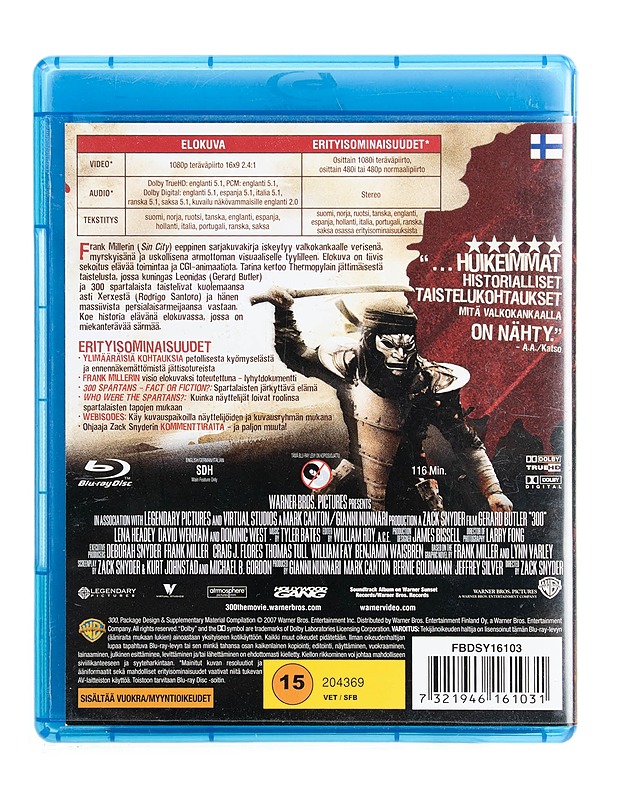 300 - Blu-Ray - Blu-ray-levyt - 10105536123 - 1