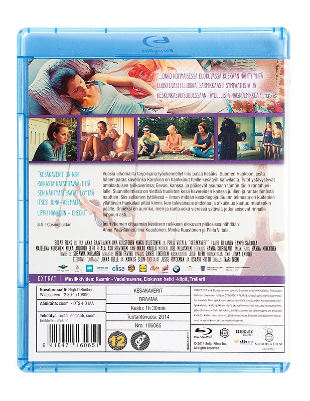 Kesäkaverit - Blu-ray - Blu-ray-levyt - 10105536144 - 1