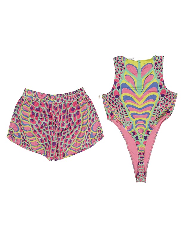 DESIGUAL Maria Escote body ja shortsit, L - Naisten paidat ja topit - 10105536147 - 1