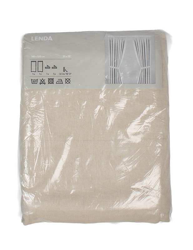 IKEA LENDA verho, 140x250 cm - Verhot ja kapat - 10105536183 - 0