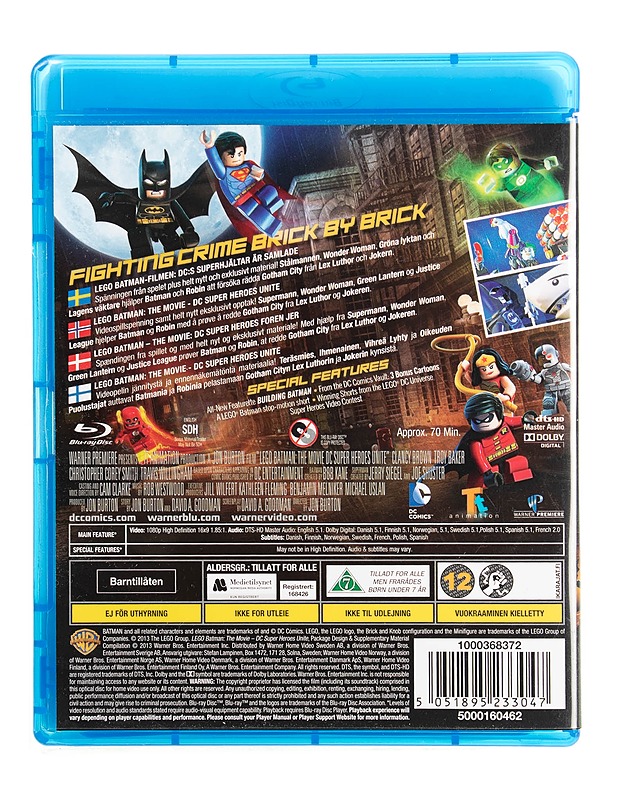 Lego batman Movie - Blu-Ray - Blu-ray-levyt - 10105536194 - 1