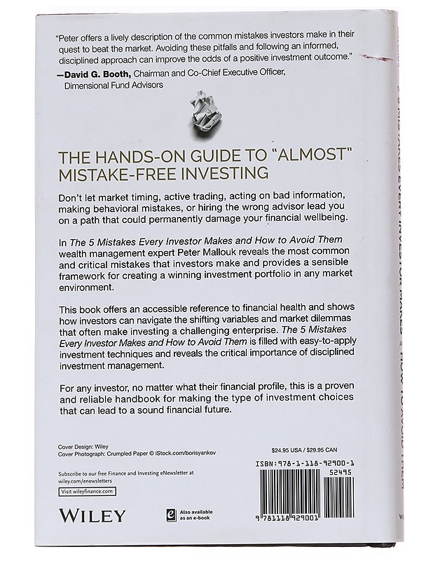 The 5 Mistakes Every Investor Makes and How to Avoid Them - Peter Mallouk - Tietokirjat ja oppaat - 10105536224 - 1