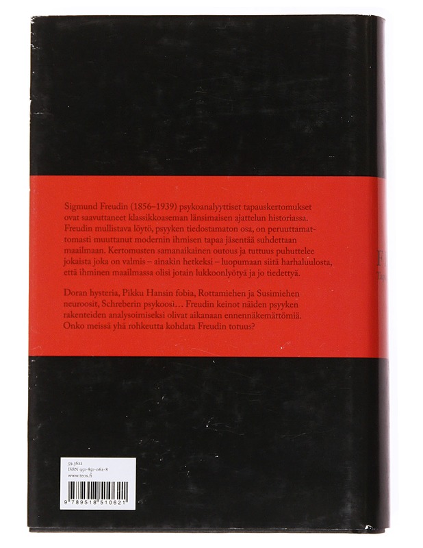 Tapauskertomukset - Freud, Sigmund - Harrastekirjat - 10105536223 - 1