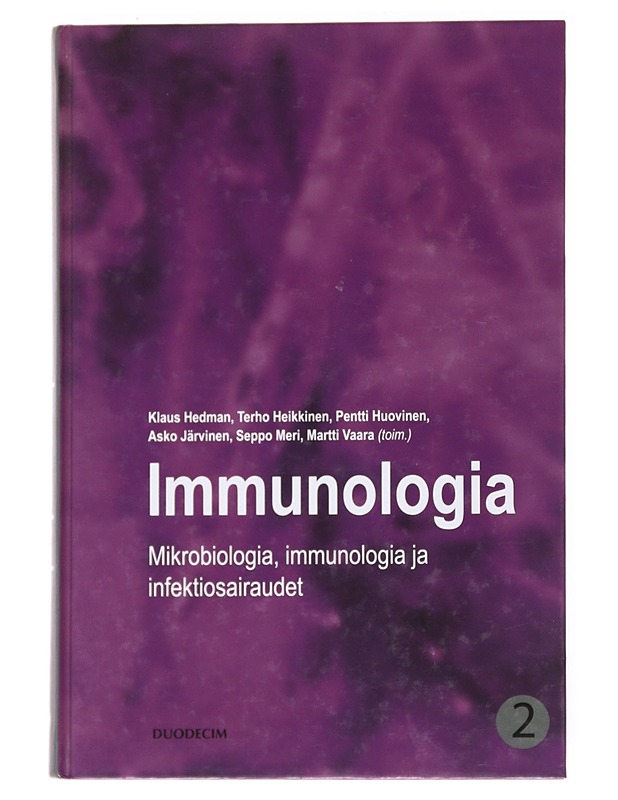 Mikrobiologia, immunologia ja infektiosairaudet. Kirja 2, Immunologia - Hedman, Klaus - Tietokirjat - 10105536251 - 0