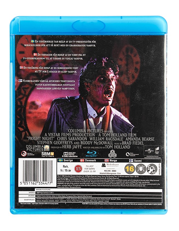 Fright Night - Blu-Ray - Blu-ray-levyt - 10105536257 - 1