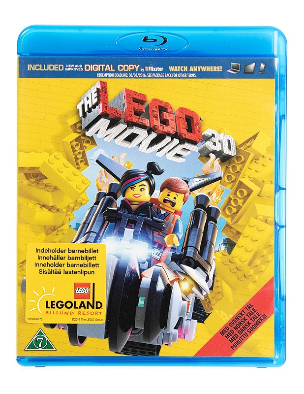 The Lego Movie 3D - Blu-Ray - Blu-ray-levyt - 10105536268 - 0