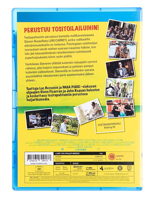 I Love You Phillip Morris - DVD - Blu-ray-levyt - 10105536287 - 1
