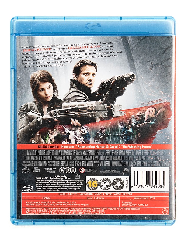 Hannu Ja Kerttu: Noitajahti - Blu-Ray - Blu-ray-levyt - 10105536299 - 1