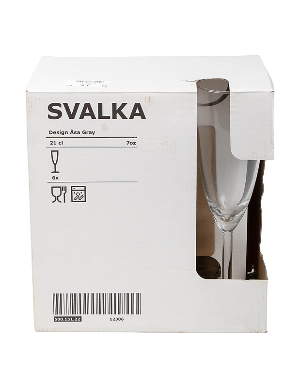 IKEA Svalka kuohuviinilasi, 6 kpl - Lasit - 10105536300 - 0