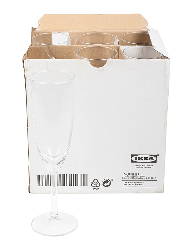 IKEA Svalka kuohuviinilasi, 6 kpl - Lasit - 10105536300 - 1
