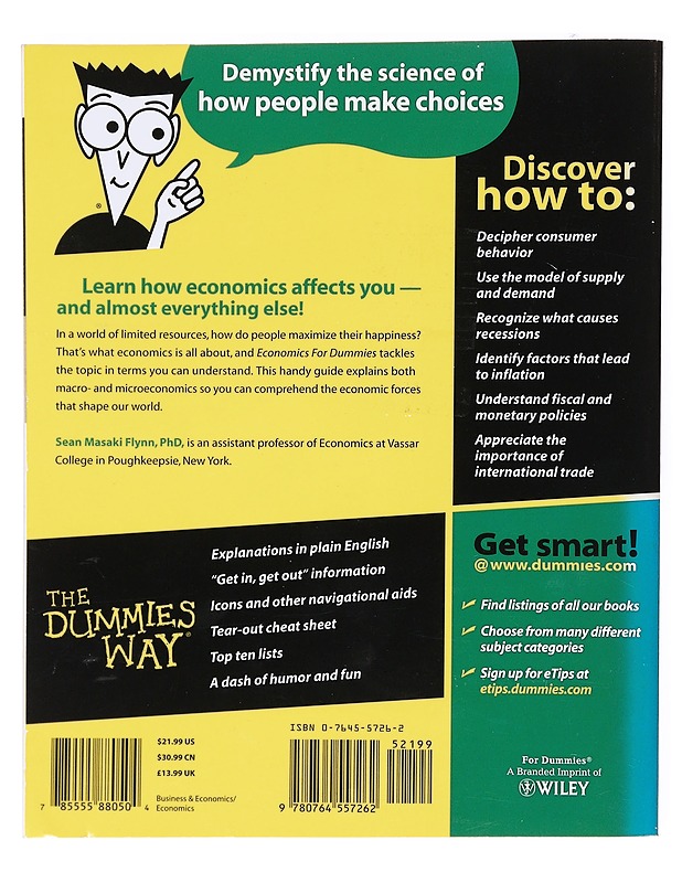 Economics For Dummies - Sean Masaki Flynn - Tietokirjat ja oppaat - 10105536312 - 1