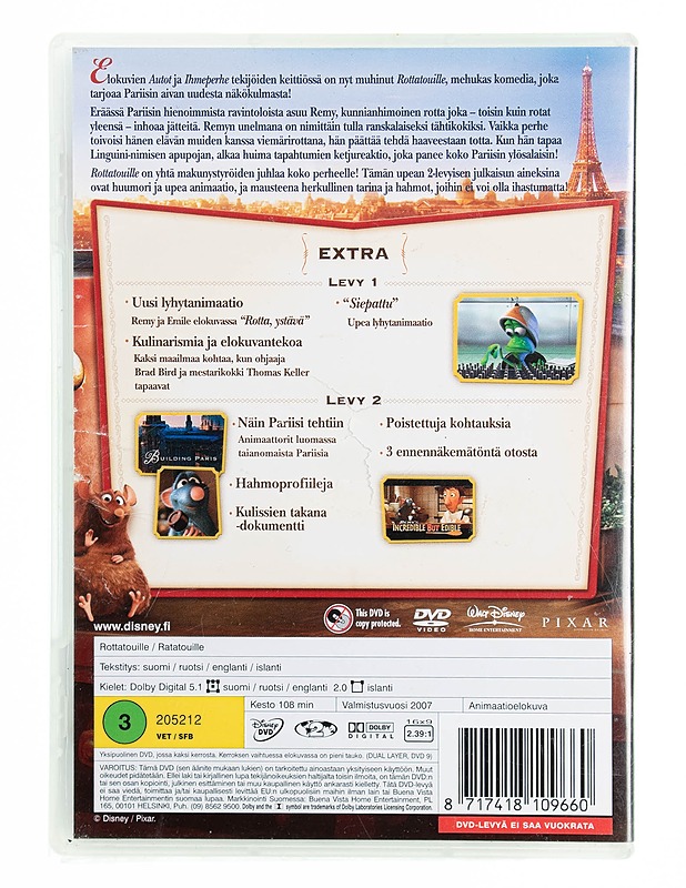 Rottatouille - DVD - DVD-elokuvat - 10105536351 - 1