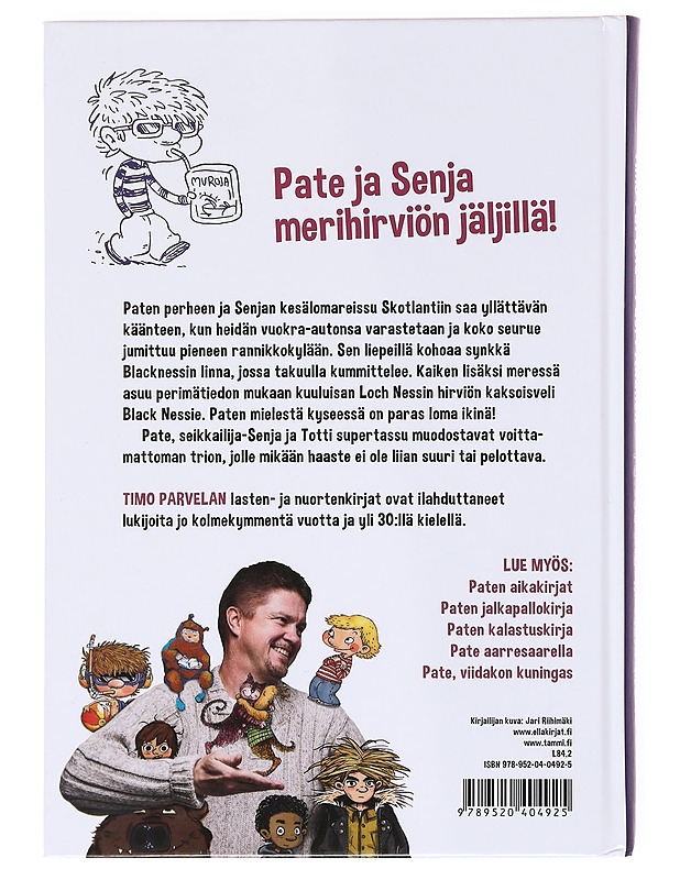 Pate ja Blacknessin hirviö - Parvela, Timo - Lastenkirjat - 10105536352 - 1