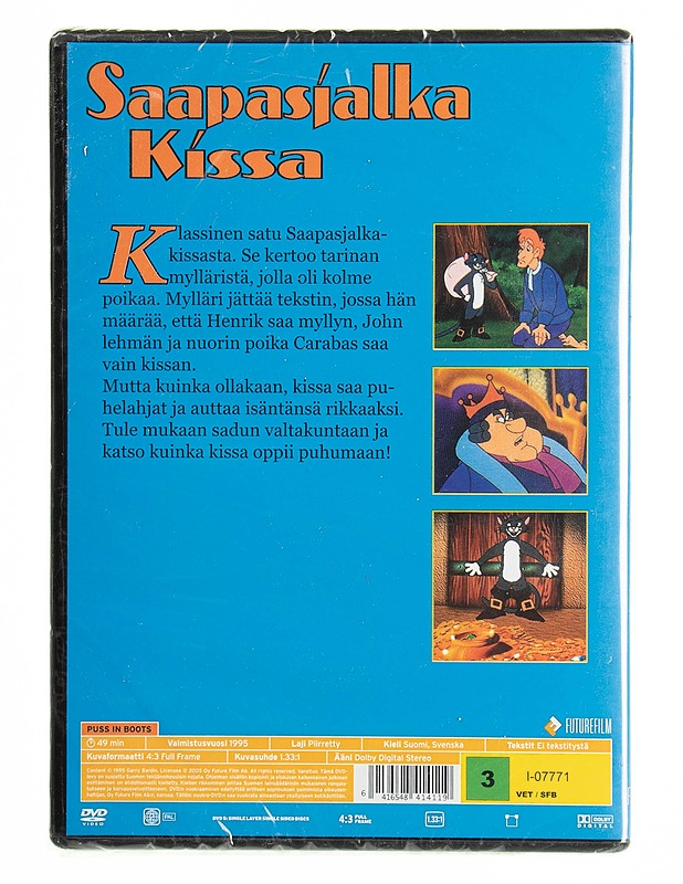 Saapasjalkakissa - DVD - DVD-elokuvat - 10105536372 - 1